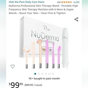 NuDerma Professional skin therapy wand NEW IN BOX